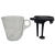 Ensemble Complet Tasse en Verre + Mixer LAVAZZA BLUE LB1050 CUSTOM MILK