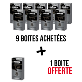 Ristretto LAVAZZA 9 Boites + 1 Offerte