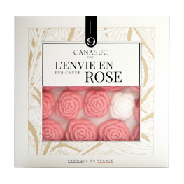 Boite fenêtre l'Envie en Rose sucre moulé