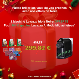 Offre Noël 864 Capsules A Modo Mio Achetées = 1 Machine Idola Noire Offerte