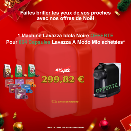 Offre Noël 864 Capsules A Modo Mio Achetées = 1 Machine Idola Noire Offerte