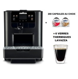 Machine Lavazza Blue 2310 + 200 Cafés + 6 verres thermiques