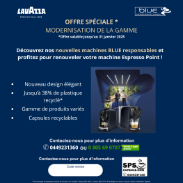 OFFRE SPECIALE MODERNISATION MACHINE LAVAZZA