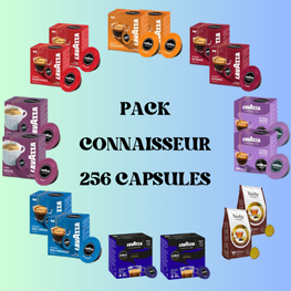 Lavazza A Modo Mio Pack Connaisseur 256 capsules